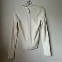 Petal and Pup  Paelia White Ribbed Knit Tie Neck Top 8 Photo 9