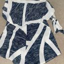 White Fox Boutique Navy And White Romper Photo 2