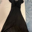 Sky to Moon Black Midi Dress  Photo 0