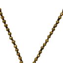 American Eagle Gold Tone Striated Stone Necklace Photo 2