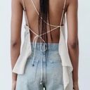 ZARA Asymmetrical Backless Top Photo 2