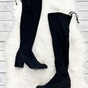 Unisa  Black Suede Over the Knee Boots size 8 Photo 0