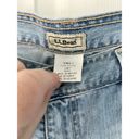 L.L.Bean  Jeans Womens 14 Medium Tall Blue Denim Classic Fit Straight Leg Photo 4