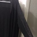 Lane Bryant ❤️ Long elegant shimmery black sweater plus size 22/24 Photo 2