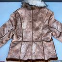 Anne Klein Vintage  Brown Faux Fur Coat Photo 6