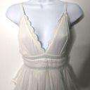 Rococo  Sand Mia Maxi Dress Lace Trim White Handkerchief Hem XS NWT Photo 3