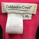 Coldwater Creek  Black Zipper Front Slinky Side Pockets Cardigan Jacket Size XL Photo 10