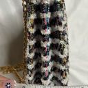 Kassiopea White Rainbow Tweed Crossbody Purse Photo 12