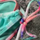 Catalina  Women’s Tie Dye Multicolor Tie Swim Full Coverage Bikini Bottom Sz M Photo 2