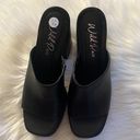 Wild Pair Womens Ofeliap Black Slip On Heels chunky Y2K Sandals Photo 1