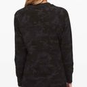 Lululemon Womens Incognito Camo Multi Grey Black Scuba Crew Pullover Sweatshirt Photo 2