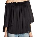 Romeo + Juliet Couture  Black Off the Shoulder Top Size M Photo 2