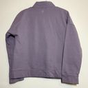 Balance Collection  1/2 Zip Sweatshirt Square Fit Kangaroo Pocket Purple Medium Photo 4