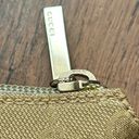 Gucci gold fabric logo bag with metallic bronze handle, NWOT Photo 9