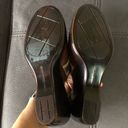 Tommy Hilfiger  Brown Rust Leather Mules S7.5 Photo 5