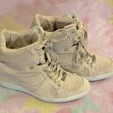 Coach Alexis Suede beige hightop sneakers (NEW) 8.5-9 Photo 2