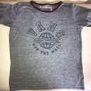 Vans Grey With Maroon Trim Tee Photo 1