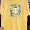 Wildfox  Yellow Radiate Positivity Graphic T-shirt Tee, Size M, New without Tag Photo 4