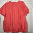 Lane Bryant  Shirt Coral Women's 18/20 Plus NWT Photo 1