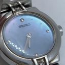 Seiko Vintage  19mm Women's  Diamonds Pearl tone Dial 1N00-0GN0 6” w/battery Photo 1