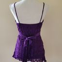 MKM Designs  y2k purple lace tank size medium Photo 5