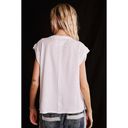 Free People  Our Time T-Shirt in Ivory Size Small NWT Photo 12