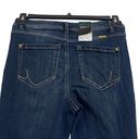 INC  SZ 4 Skinny Leg Jeans Mid-Rise Stretch Rhodes Dark Wash Pockets Blue New Photo 3