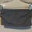 Skinny Girl NWT  Gray Heathered Reversible Pads Bandeau Bra Photo 2