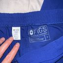 FIGS Yola Skinny Scrub Pants Women M Medium Blue Straight Elastic Waist TW2000 Photo 3