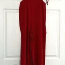 GREY LAB Los Angelos Red Wide Leg Shoulder Tie Pants Size S Photo 0