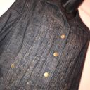 Coldwater Creek  Denim Metallic Button Down Shirt Photo 1