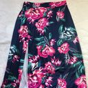 Unbranded Floral High Slit Maxi Skirt Women's Size XL Swim Cover Blue Pink Green Photo 6