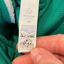 Aerie  Offline Women Terrycloth Quarter Zip Pullover Sweatshirt|Kelly Green|Small Photo 7