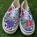 Vans ComfyCush Slip-On Autism Awareness Collection Floral Checkerboard Size 9.5 Photo 3