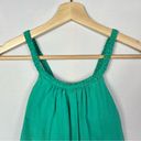 7 For All Mankind  Jade Green Round Neck Silk Tank Top S Photo 22