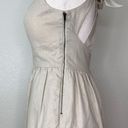 Judith March  Linen Blend Square neck Bow Back Metallic Dress Photo 4