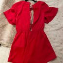 superdown Revolve  Red Romper Photo 3