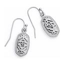 Kendra Scott  Lee Drop Earrings in Silver Filigree Photo 0