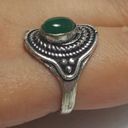 Onyx Natural Green  Sterling Silver Gemstone Ring No Stamp Ring size - 8 Photo 1