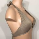 Kenneth Cole  gold lame’ push up bikini top. 36 B/C. NWT Photo 2