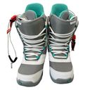 Burtons Coco Women's Snowboard Boots Size 8 White Mint Green Cushioned Photo 2