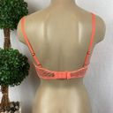 Natori  Coral Orange Feathers Plunge T Shirt Bra 30DDD Photo 2