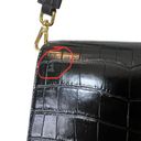 JW Pei  Mini Flap Croc Crossbody Black Bag Vegan Leather Purse Womens Photo 15