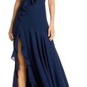 Fame and Partners  Callais Ruffle Slit Formal Dress Photo 0