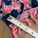 Simply Southern  Turtle Print Pom-Pom Beach Shorts And Key Chain Wallet S/M Photo 8