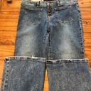 Guess Vintage  Button Boot Cut Patch Front Pocket Jeans 29 Fit like a 6 Photo 10