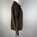 Coach  Womens Suede Leather Button Front Jacket Coat Size M Medium Brown Pockets Photo 6