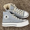 Converse Blue Platform Photo 0