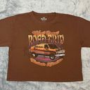 Hollister Brown West Coast Road Trip Van Western Graphic Crop Top Photo 1