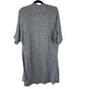 The Loft  Ann Taylor Open Front Cardigan Knit Sweater Womens Size L Gray Short Sleeve Photo 1